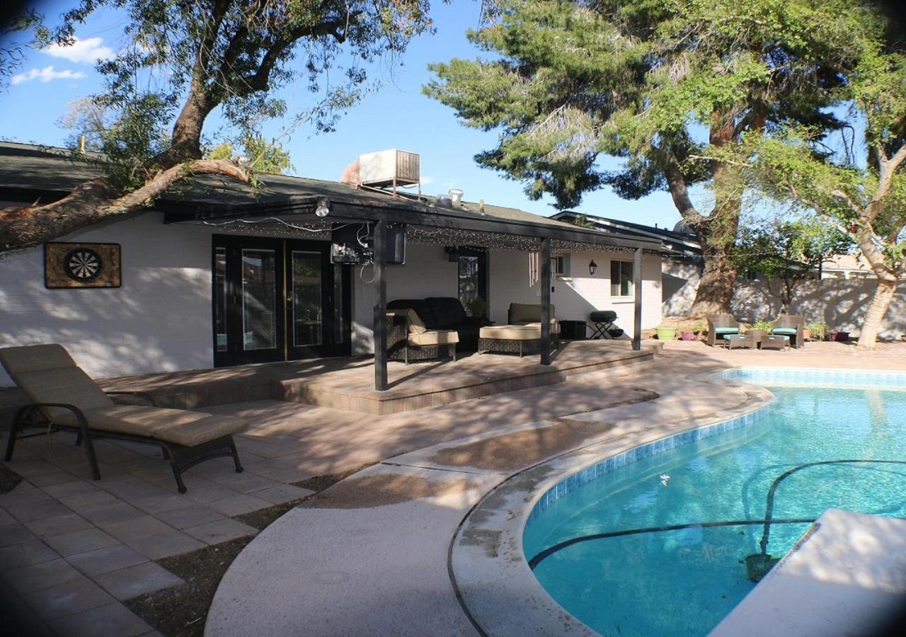 Tempe Escape With Heated Pool, Billiards & Firepit Fun Villa Buitenkant foto